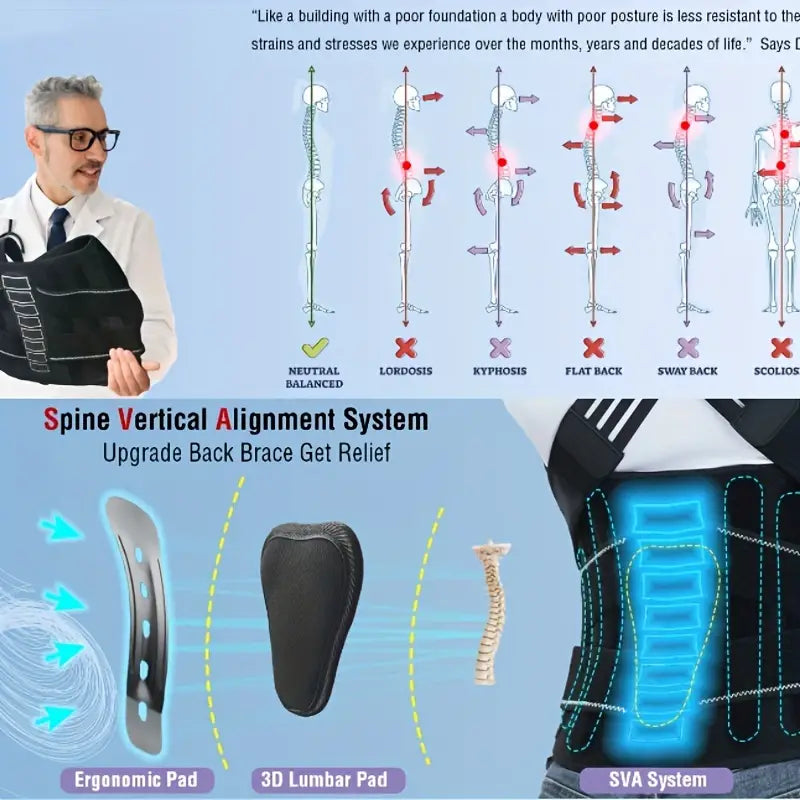 Posture / Corrects posture and relieves back pain